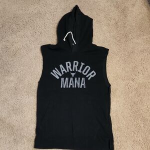 Under Armour Black Hoodie with White Accents